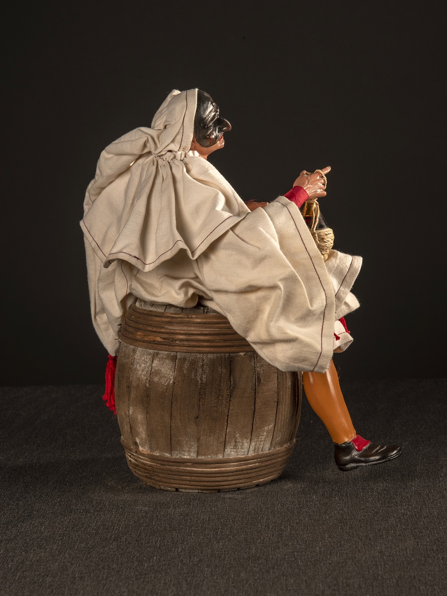 pulcinella con pizza